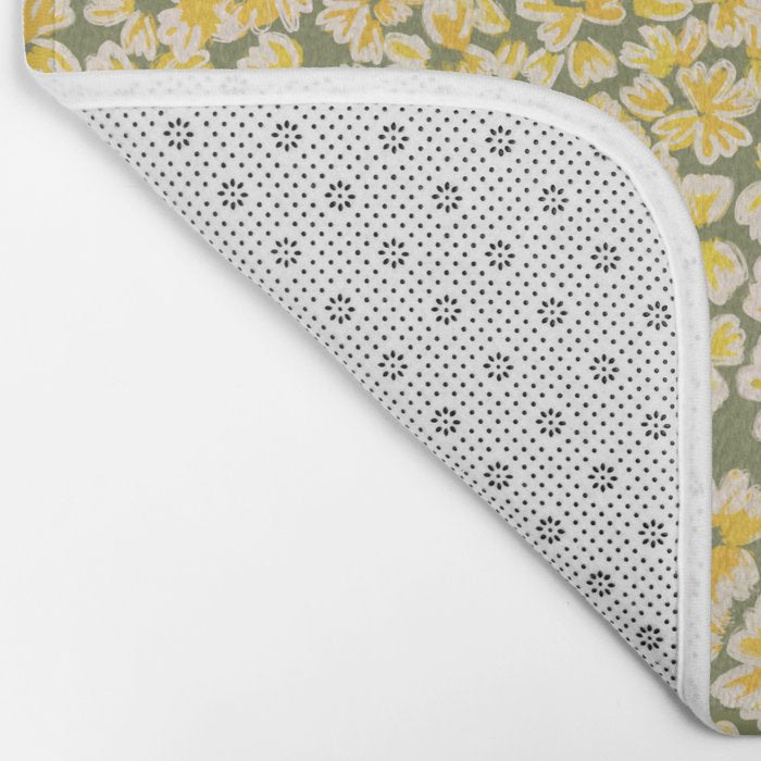 Bohemian Wildflower Meadow Bath Mat Gallery Image 2