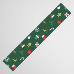 Geometric christmas decoration pattern Table Runner Gallery Image 3