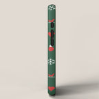 Geometric christmas decoration pattern iPhone Case Gallery Image 2