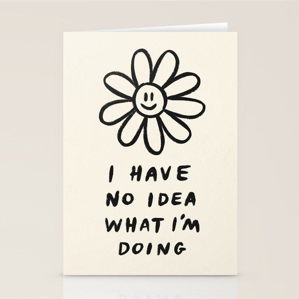 No Idea What I'm Doing Stationery Card Gallery Image 1