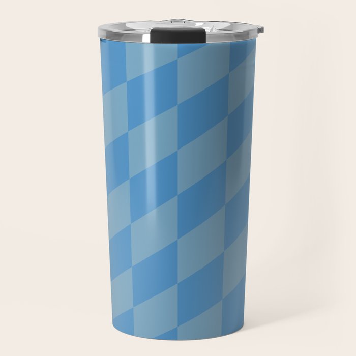 Wavy Seaside Blues Travel Mug Gallery Image 1