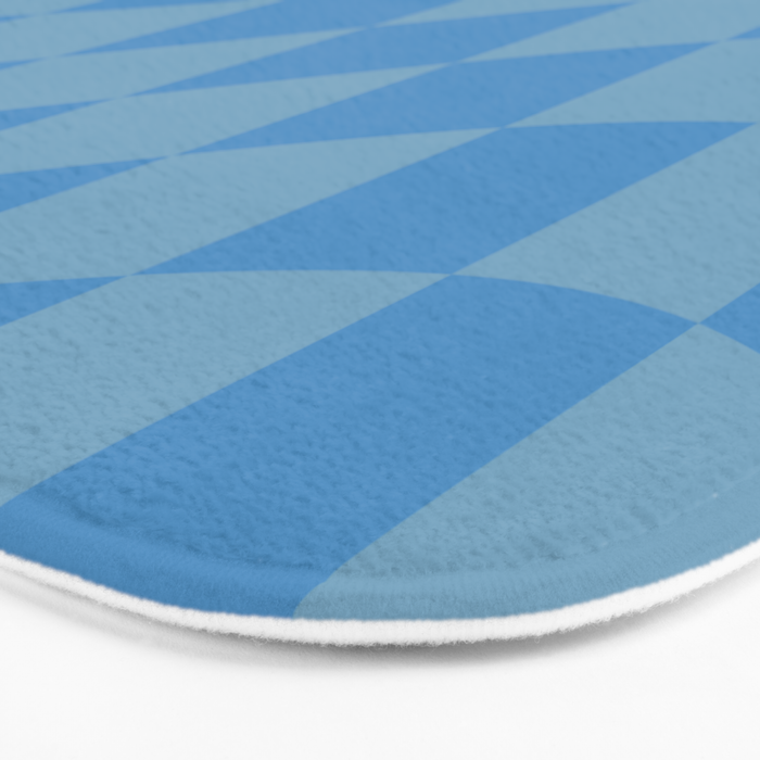 Wavy Seaside Blues Bath Mat Gallery Image 3
