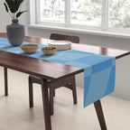 Wavy Seaside Blues Table Runner Gallery Image 2