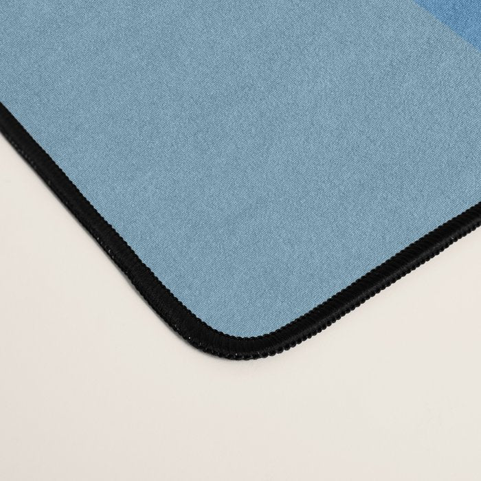 Wavy Seaside Blues Desk Mat Gallery Image 4
