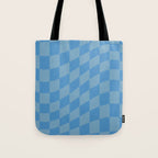 Wavy Seaside Blues Tote Bag Gallery Image 1