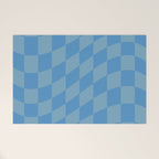 Wavy Seaside Blues Welcome Mat Gallery Image 1