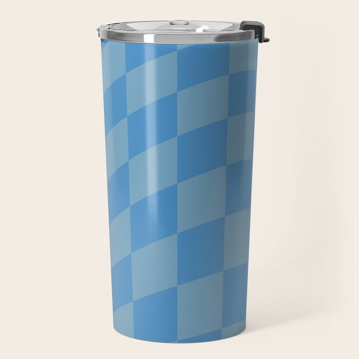 Wavy Seaside Blues Travel Mug Gallery Image 2