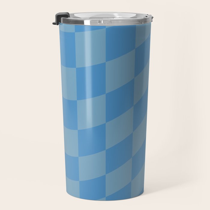 Wavy Seaside Blues Travel Mug Gallery Image 3
