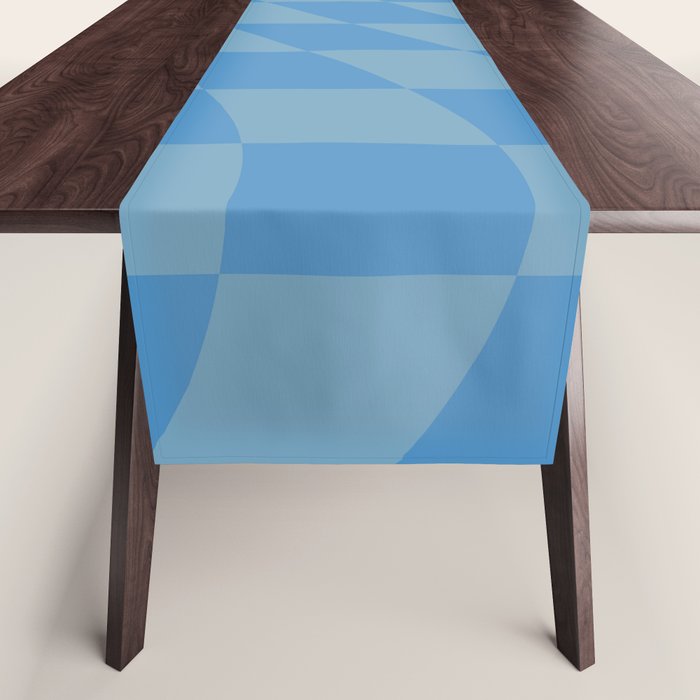 Wavy Seaside Blues Table Runner Gallery Image 1