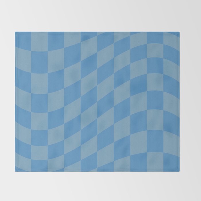 Wavy Seaside Blues Throw Blanket Gallery Image 2
