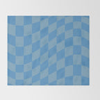 Wavy Seaside Blues Throw Blanket Gallery Image 2