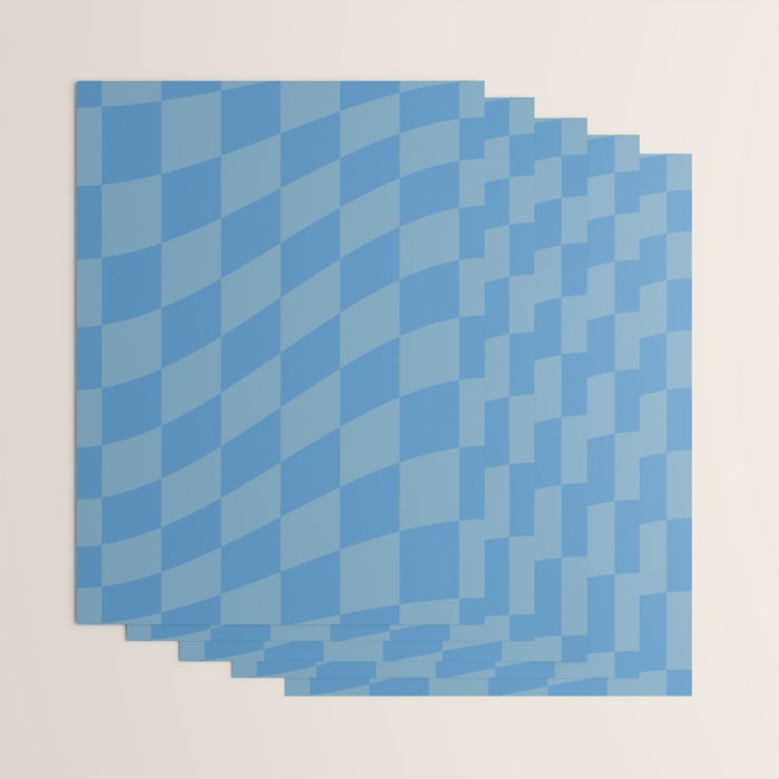 Wavy Seaside Blues Wrapping Paper Gallery Image 3