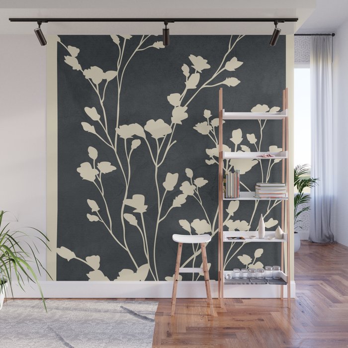 Minimal Branches Art 3 Wall Mural Gallery Image 1