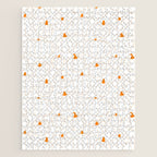 Autumn pumpkin vegetable pattern Jigsaw Puzzle Gallery Image 1