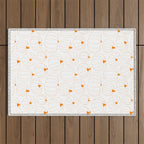 Autumn pumpkin vegetable pattern Outdoor Rug Gallery Image 1