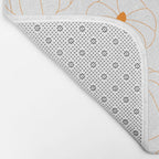 Autumn pumpkin vegetable pattern Bath Mat Gallery Image 2