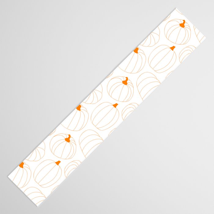 Autumn pumpkin vegetable pattern Table Runner Gallery Image 3