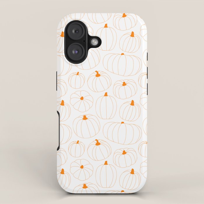 Autumn pumpkin vegetable pattern iPhone Case Gallery Image 1
