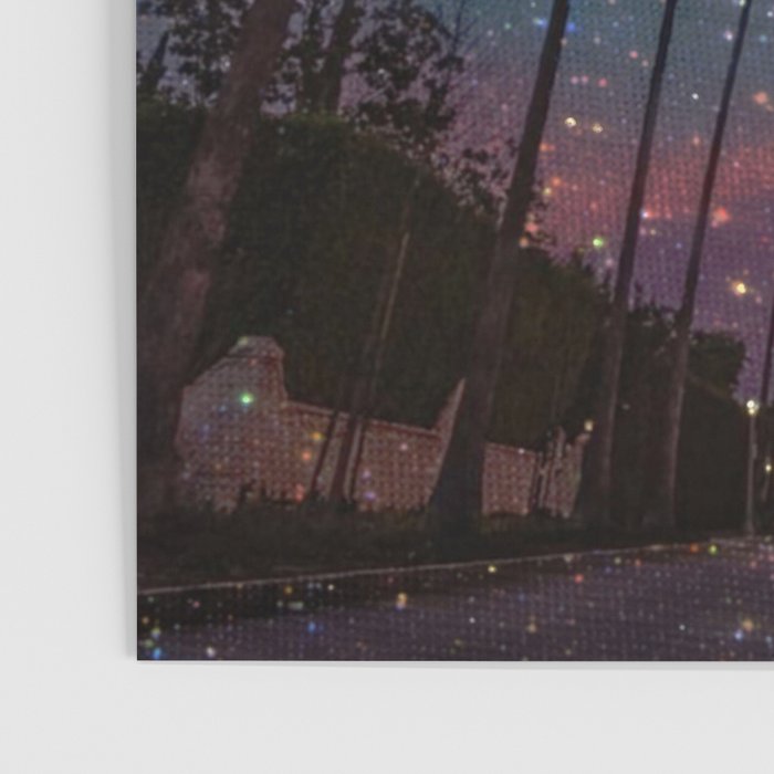 A magical sunset in Los Angeles | glitter | sparkle | palms | palm | sky | art prints |evening  Poster Gallery Image 3