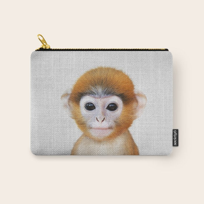 Baby Monkey - Colorful Carry All Pouch Gallery Image 1