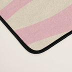 Coastal Fish Minimal Pattern in Soft Pink Baby Blue Cream Desk Mat Gallery Image 4
