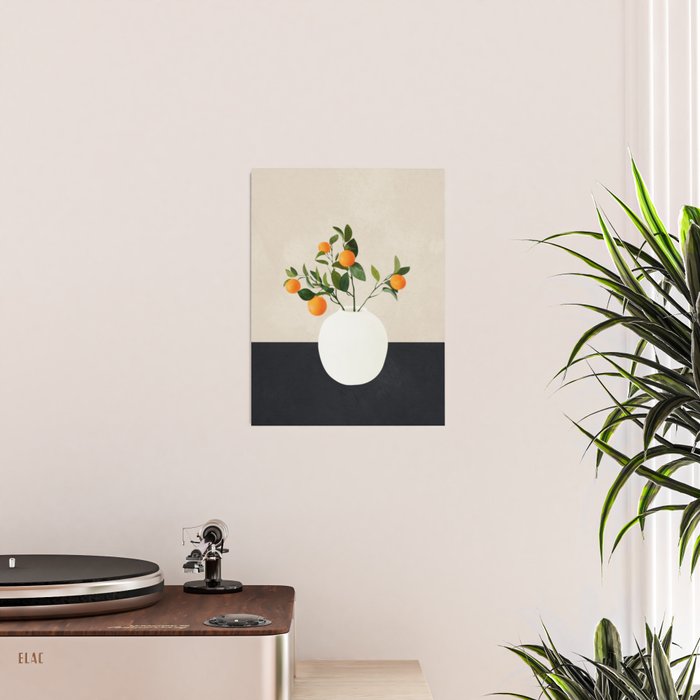  Orange Tree Branch in a Vase 01 Poster Gallery Image 2