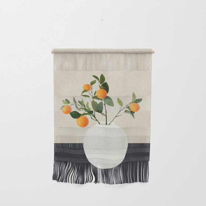  Orange Tree Branch in a Vase 01 Wall Hanging Gallery Image 1