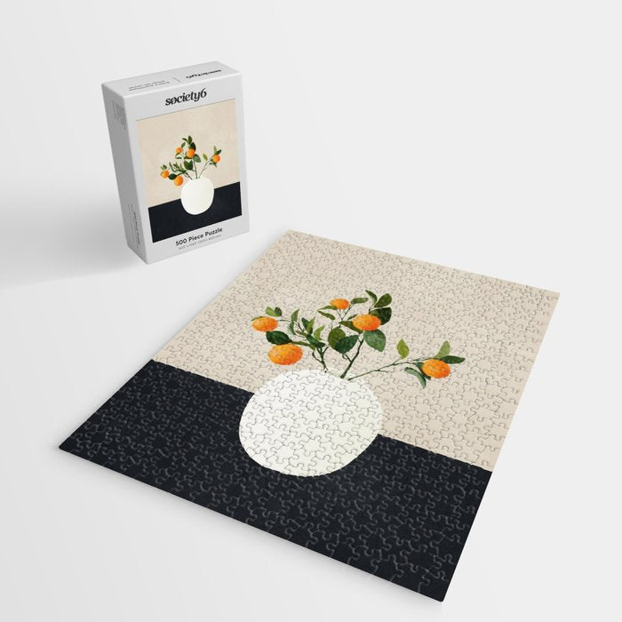  Orange Tree Branch in a Vase 01 Jigsaw Puzzle Gallery Image 2