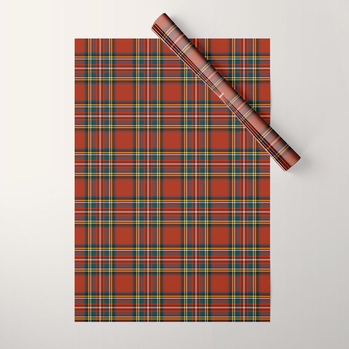 Royal Stewart Tartan Wrapping Paper