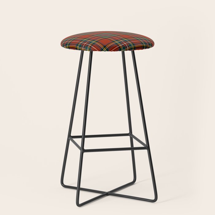 Royal Stewart Tartan Stool