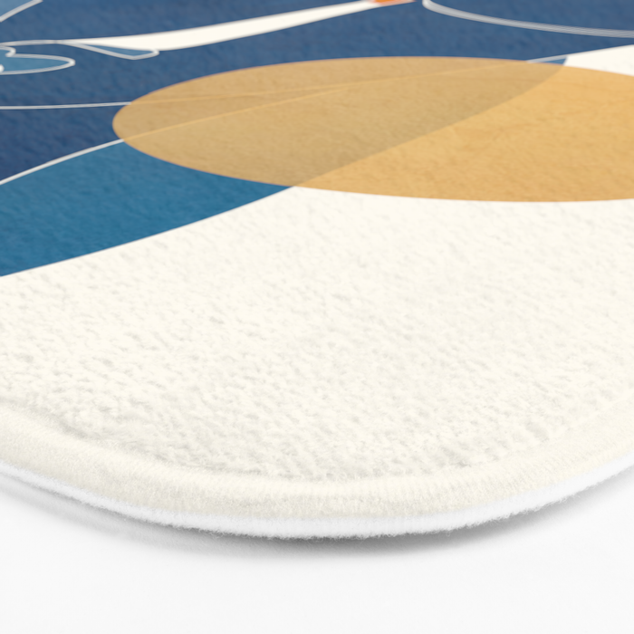 Abstract Mask Design 2 Bath Mat Gallery Image 3