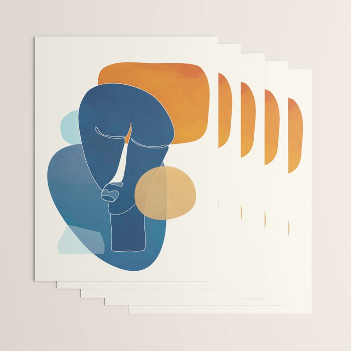 Abstract Mask Design 2 Wrapping Paper Gallery Image 3