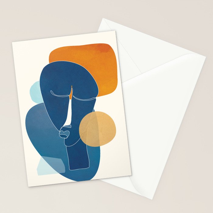 Abstract Mask Design 2 Stationery Card Gallery Image 2