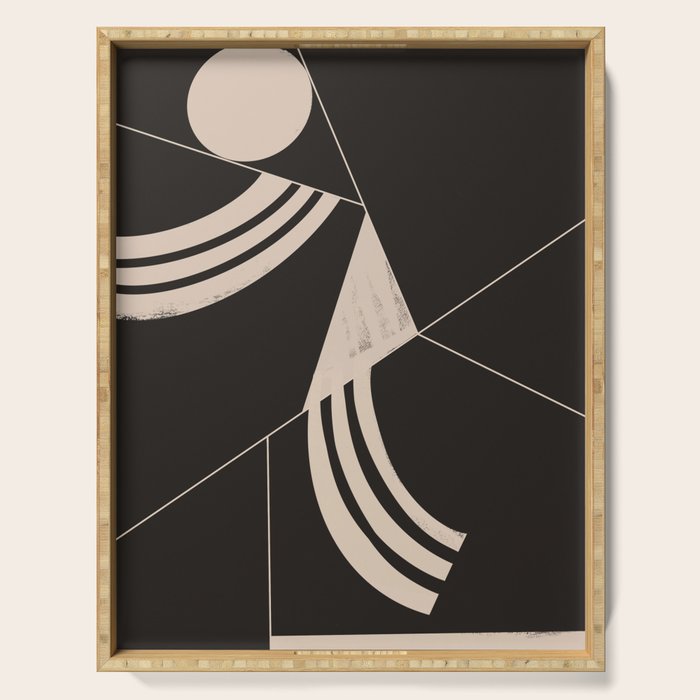 Minimal Abstract Art 70 Serving Tray Gallery Image 1