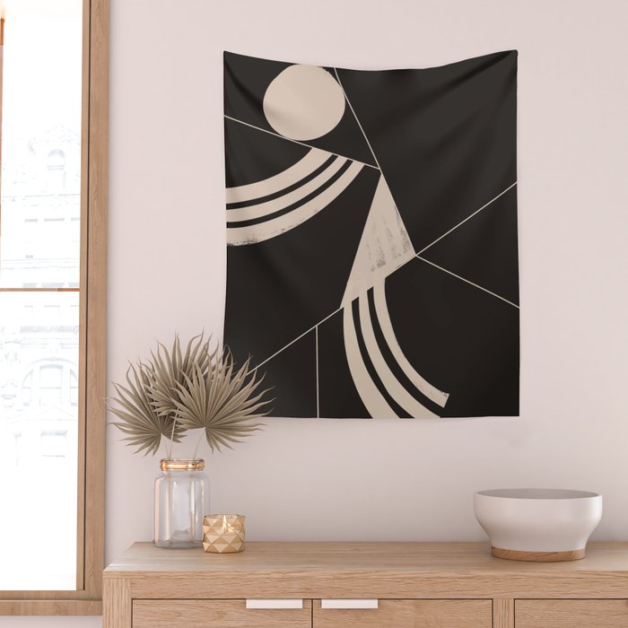 Minimal Abstract Art 70 Wall Tapestry Gallery Image 2