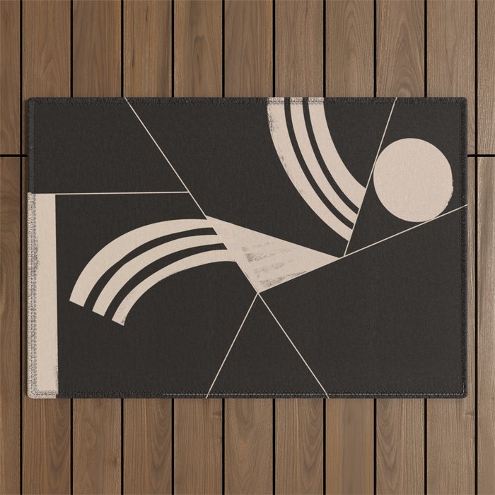 Minimal Abstract Art 70 Outdoor Rug Gallery Image 1