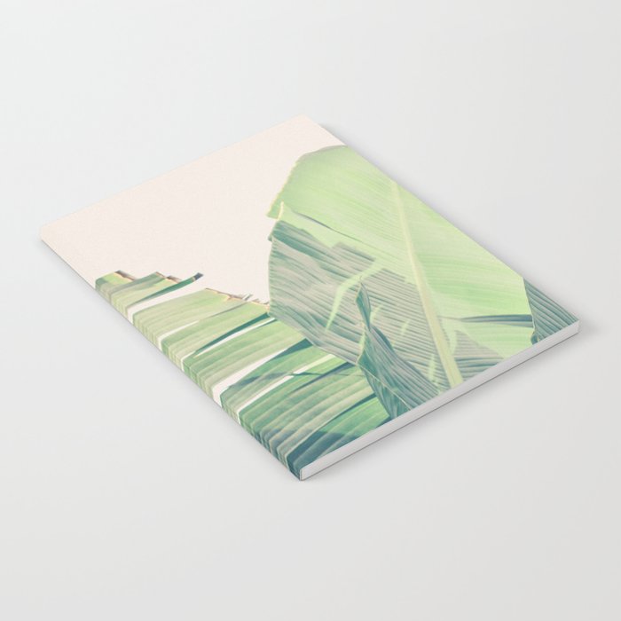 Diversity - tropical banana leaf photograph Notebook Gallery Image 2