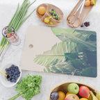 Diversity - tropical banana leaf photograph Cutting Board Gallery Image 2