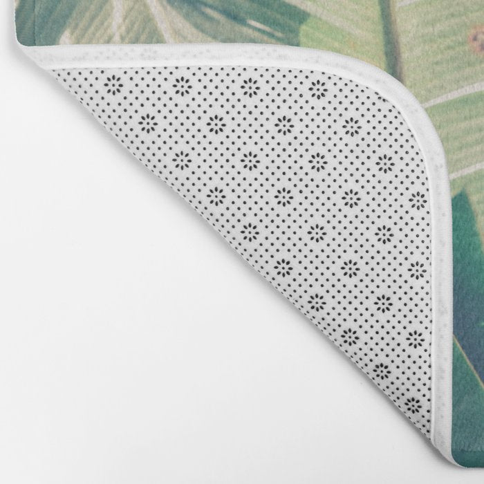 Diversity - tropical banana leaf photograph Bath Mat Gallery Image 2