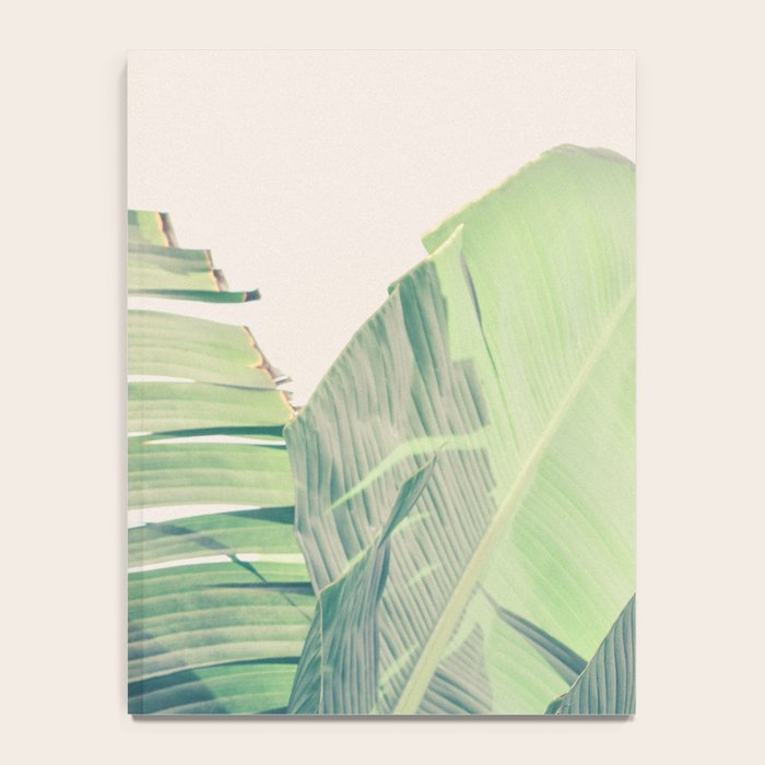 Diversity - tropical banana leaf photograph Notebook Gallery Image 4