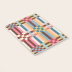 Woven Checks and Stripes Multicolored Notebook Gallery Image 3