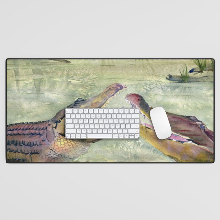 Alligator Study  Desk Mat Gallery Image 1