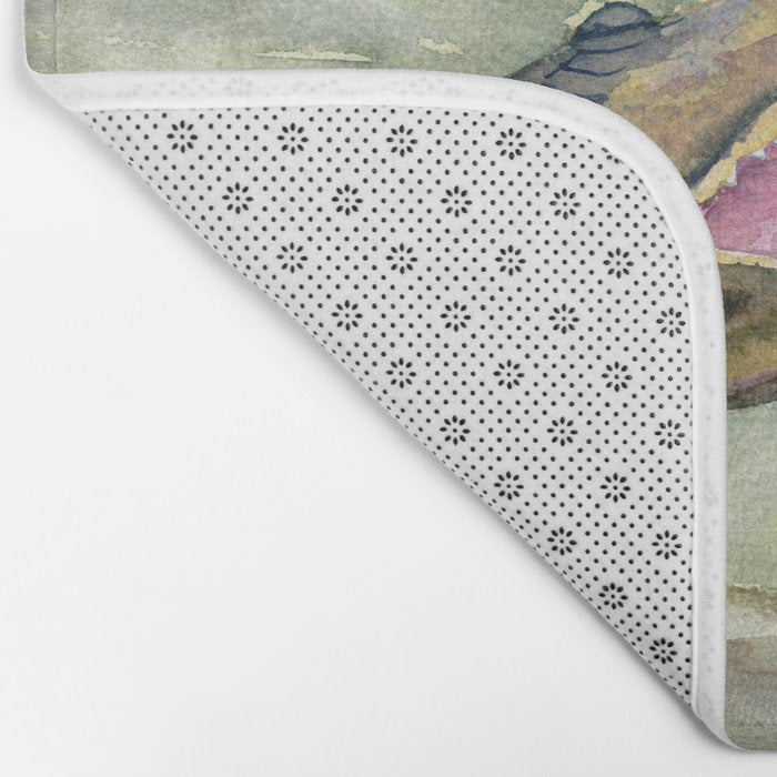 Alligator Study  Bath Mat Gallery Image 2