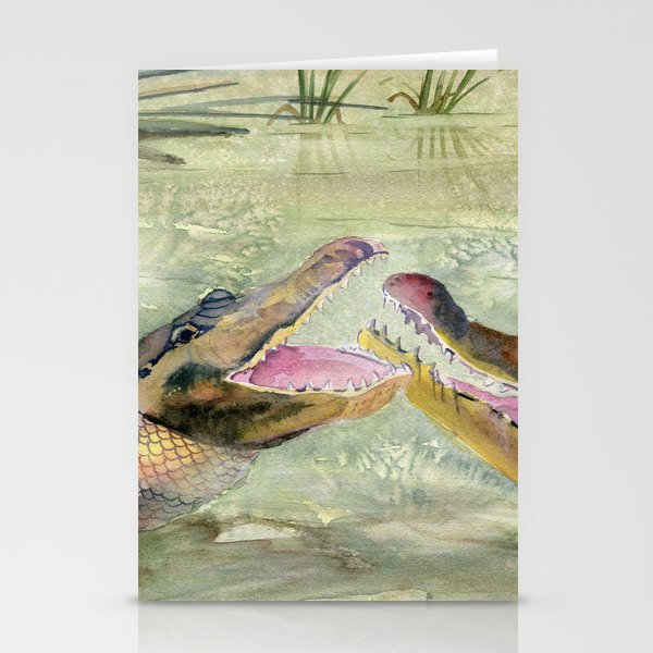 Alligator Study  Stationery Card Gallery Image 2