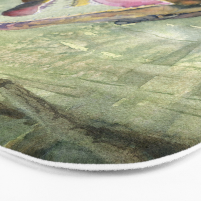 Alligator Study  Bath Mat Gallery Image 3