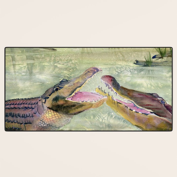 Alligator Study  Desk Mat Gallery Image 3