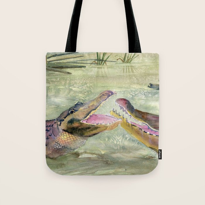 Alligator Study  Tote Bag Gallery Image 1