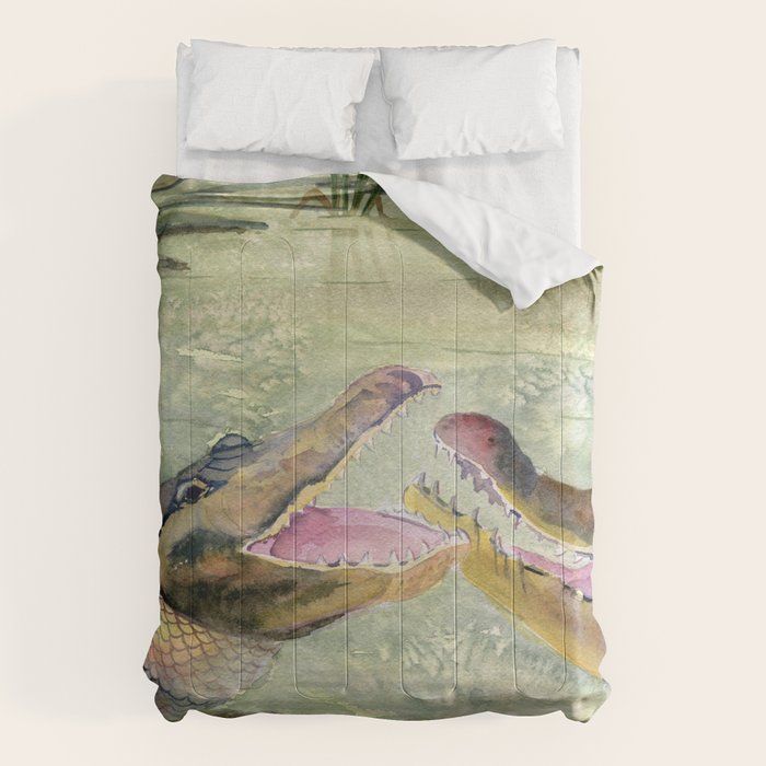 Alligator Study  Comforter Gallery Image 1
