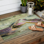 Alligator Study  Outdoor Rug Gallery Image 2