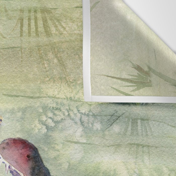 Alligator Study  Wall Tapestry Gallery Image 3